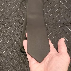 Sovereign Code Skinny Black Men's Tie